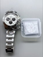 Rolex Cosmograph Daytona Panda M116519 Original Cal.4130 Movement – 904L Steel Watch White Dial - Image 6