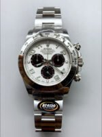 Rolex Cosmograph Daytona Panda M116519 Original Cal.4130 Movement – 904L Steel Watch White Dial - Image 2