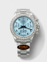 Rolex Cosmograph Daytona ICE Blue Dial Diamonds Bezel Cal.4130 Movement – 904L Steel Watch