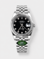 Rolex Datejust 126234 36MM Swiss Replica in 904L Steel in Black Dial 1:1 Mirror Replica