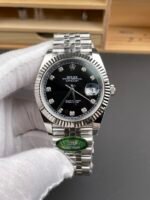 Rolex Datejust 126234 36MM Swiss Replica in 904L Steel in Black Dial 1:1 Mirror Replica - Image 2