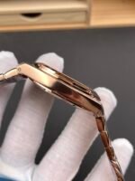 Vacheron Constantin Super Clone Overseas 1:1 Mirror Swiss Replica Watch in Rose Green Steel Dial - Image 7