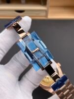 Vacheron Constantin Super Clone Overseas 1:1 Mirror Swiss Replica Watch in Rose Green Steel Dial - Image 8