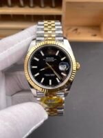 Rolex Datejust M126333 41MM ETA3235 72 Hours Power Black Dial Oyster 1:1 Mirror Replica Yellow Gold 904L Steel - Image 2