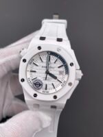 Audemars Piguet Royal Oak Offshore Ceramic Super Clone Watch White Dial Cal.3102 Movement - Image 3