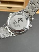 Omega Seamaster 300M Co-Axial Master Chronometer Blue Dial Titanium Bezel – 1:1 Mirror Replica - Image 6
