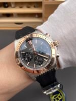 Breitling Chronomat B01 42 Edition Swiss 904L Steel Casing Brown Dial 1:1 Mirror Replica Watch - Image 9