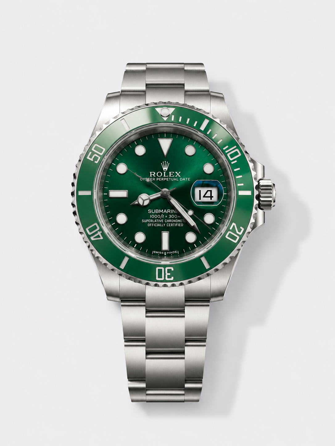 GW-ECB6A8DC product image Rolex Submariner Ref#116610LV The Hulk Swiss Replica 1:1 Mirror – Ultimate 904L Steel Watch - Image 1