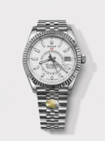 Rolex Sky-Dweller REF# M326934 White Dial Watch in 904L Steel Case 1:1 Mirror Replica