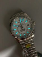 Rolex Sky-Dweller REF# M326934 White Dial Watch in 904L Steel Case 1:1 Mirror Replica - Image 11