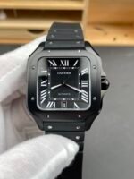 Santos De Cartier DLC Coated Casing 1:1 Mirror Swiss Replica Watch 40MM - Image 2