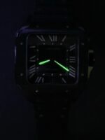 Santos De Cartier DLC Coated Casing 1:1 Mirror Swiss Replica Watch 40MM - Image 9