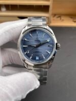 VS Factory Omega Men’s Seamaster Top-Tier Replica Watch – Blue Dial, Steel Bracelet (Ref. 220.10.41.21.10.001) - Image 2